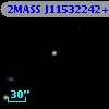 2MASS J11532242+0633560