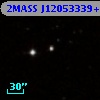 2MASS J12053339+2107120