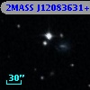 2MASS J12083631+3912034
