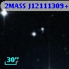 2MASS J12111309+3909526