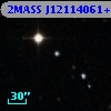 2MASS J12114061+3916165