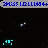 2MASS J12111494+6603261