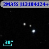 2MASS J13104124+3609355