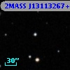2MASS J13113267+3657590