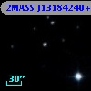 2MASS J13184240+4245529