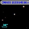 2MASS J13314516+1657268