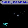 2MASS J13324284+1706378