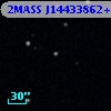 2MASS J14433862+0139232