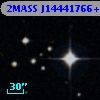 2MASS J14441766+0109086