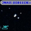 2MASS J15011136+0154145