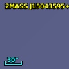 2MASS J15043595+0158422