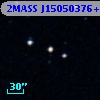 2MASS J15050376+0115401