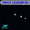2MASS J15050620+0115520