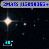 2MASS J15080365+0118197