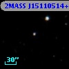 2MASS J15110514+5636054