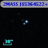 2MASS J15364522+1556503