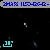 2MASS J15342642+1214013