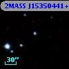 2MASS J15350441+1222451