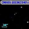 2MASS J15362347+1142443
