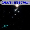 2MASS J15362701+1210301