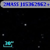 2MASS J15362862+1158087