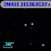 2MASS J15363537+1144249