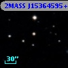 2MASS J15364595+1156199