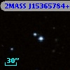 2MASS J15365784+1249398