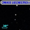 2MASS J15365783+1111148
