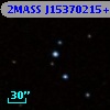 2MASS J15370215+1223150