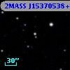 2MASS J15370538+1203300