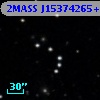 2MASS J15374265+1201357