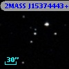 2MASS J15374443+1139452
