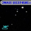 2MASS J15374505+1139243