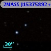 2MASS J15375892+1222141