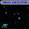 2MASS J16353750+1950445