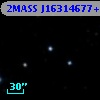2MASS J16314677+7755077