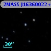 2MASS J16360022+7822356