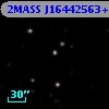 2MASS J16442563+3709095