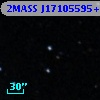 2MASS J17105595+7224176