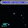 2MASS J17122362+7232086