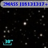 2MASS J18131317+2101017
