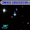 2MASS J18133218+7428263