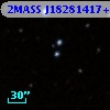 2MASS J18281417+7438557