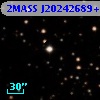 2MASS J20242689+0545260