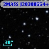 2MASS J20300554+5955471