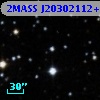 2MASS J20302112+6006395