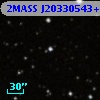 2MASS J20330543+6057537
