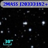 2MASS J20333182+6013503