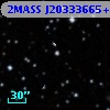 2MASS J20333665+6006191